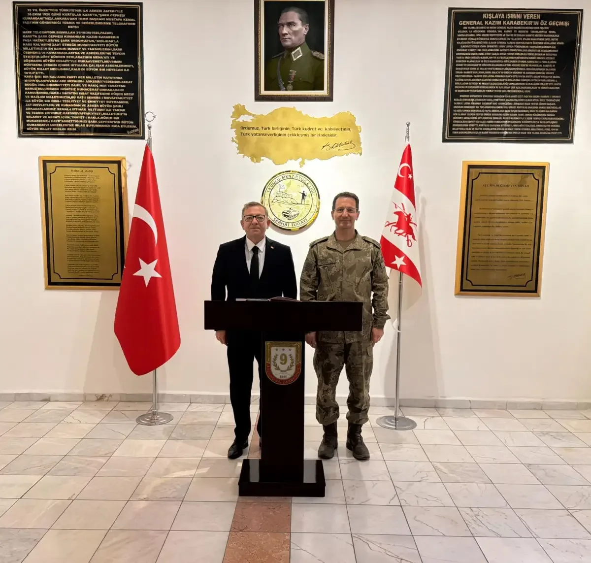 Vali Ziya Polat’tan Tuğgeneral Kadir Çelik’e hayırlı olsun ziyareti
