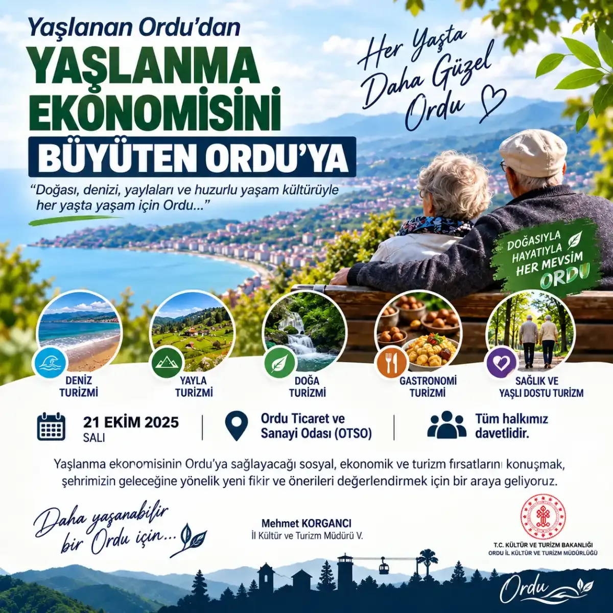 Ordu’da ileri yaş grubuna özel turizm modeli