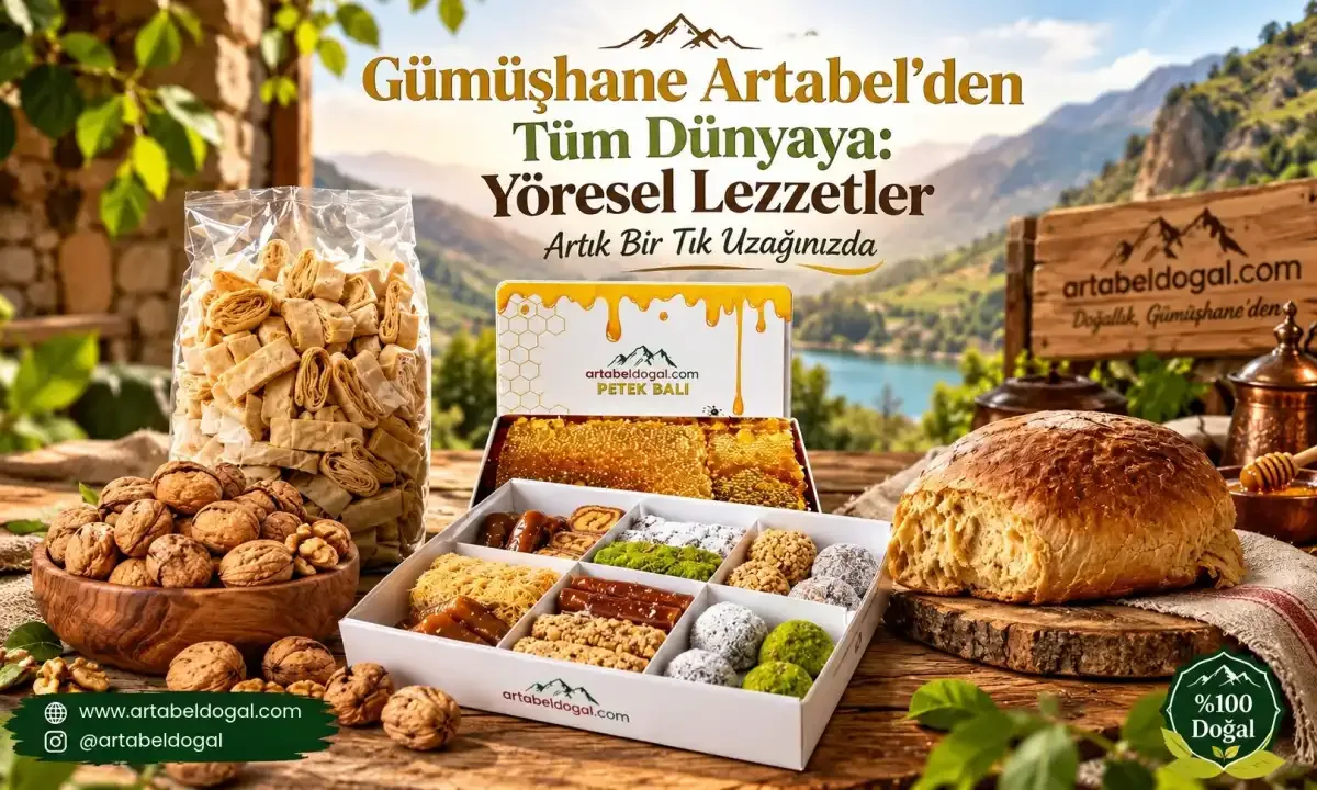 Gümüşhane'nin yöresel ürünleri dijital pazarda